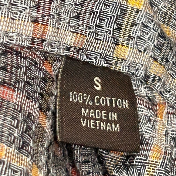 Tasso Elba Men’s Plaid Button Down Shirt, size Small - Picture 8 of 8